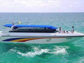 Koh Kood Express Speedboat for fast transfers between Koh Kood, Laem Sok and Trat