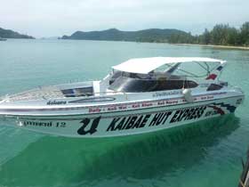 Nor Nou (Kai Bae Hut) Speedboat for transfers from Koh Wai to Koh Chang