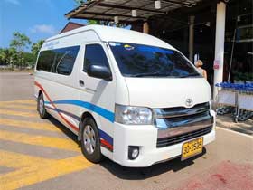 Boonsiri Catamaran and Bus/Van for transfers from Koh Chang to Koh Kong