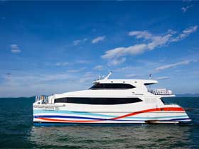 Boonsiri Catamaran for transfers from Trat to Koh Kood