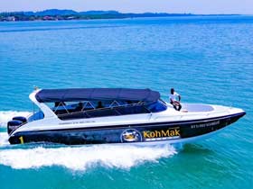 KohMak Ferry Speedboat for transfers from Trat to Koh Mak