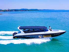 KohMak Ferry Speedboat for transfers from Trat to Koh Mak
