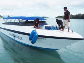 Consortium Speedboat for transfers from Trat to Koh Mak