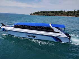 Suan Suk Speedboat for transfers from Koh Mak to Trat