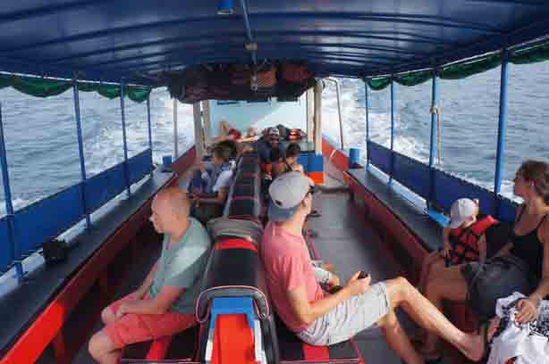 Bang Bao Wooden boat - going banck to Koh Chang via Koh Mak and Koh Wai, 2.5 hours trip